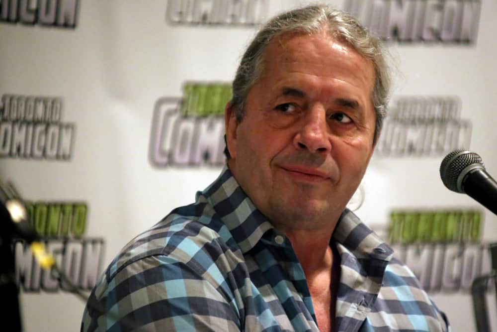Bret Hart, who was one of the biggest wrestlers in the '80s and '90s, attends the Toronto ComiCon 2017