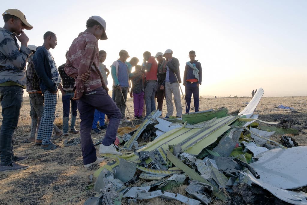 Heartbreaking photos from the crash site of Ethiopian Airlines flight ET302