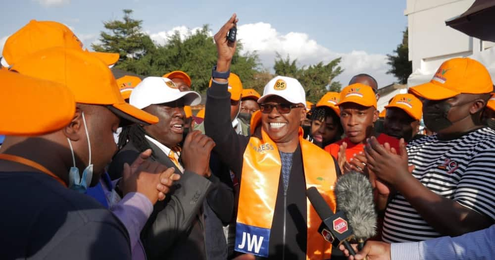 Jimmy Wanjigi asked ODM boss Raila to support his presidential bid.