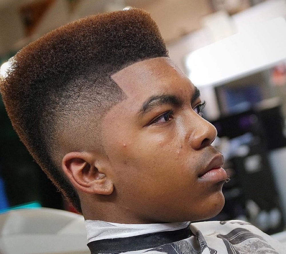 burst fade mullet