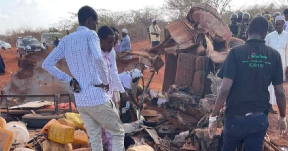 The incident happened on the Arabia-Mandera Highway, about eight kilometres from Mandera Town.
