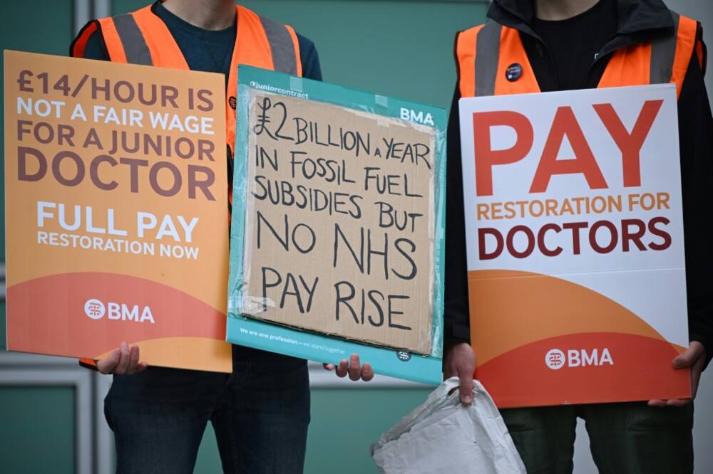 Hospital doctors are currently out on strike, demanding better pay and conditions