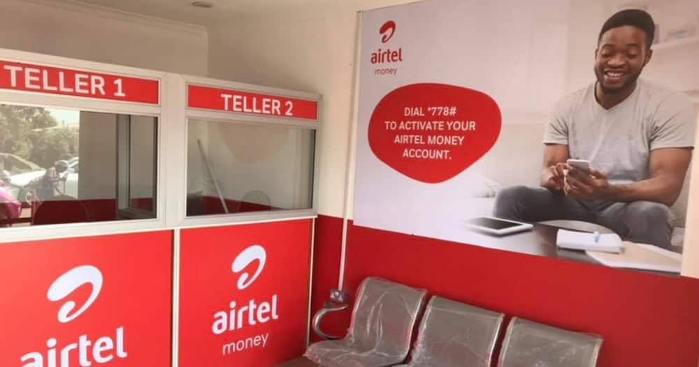 An Airtel money shop.