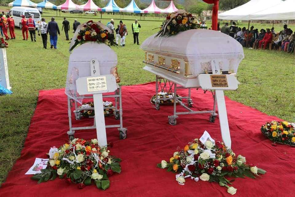 Mariam Kighenda and daughter's bodies arrive in Makueni for burial