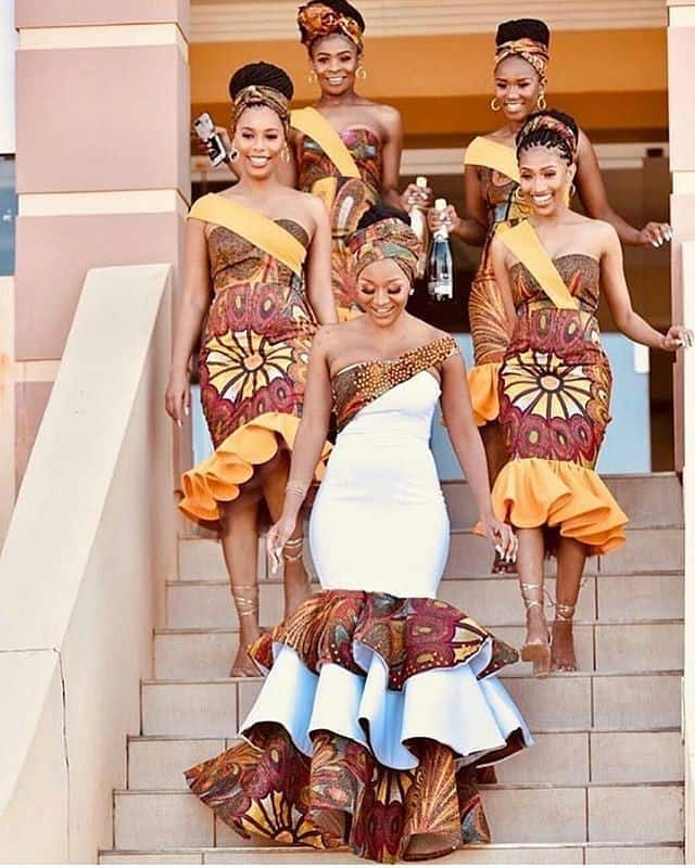 white kitenge dress designs