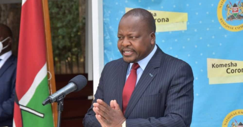 Health Cabinet Secretary Mutahi Kagwe relaxed coronavirus restrictions.