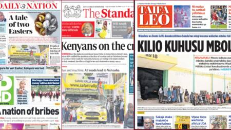 Kenyan Newspapers Review, March 29: Baringo Man Found Dead in Morgue Days after Police Detention