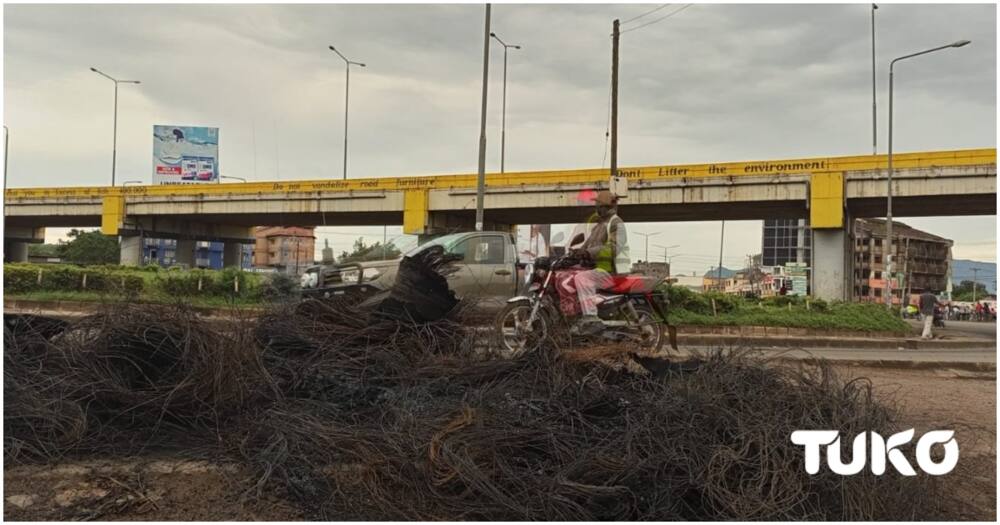 Riots erupted in parts of Kisumu city.