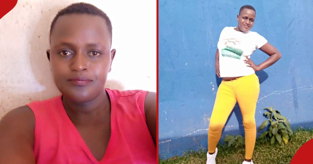 Winnie Bitengo Nyabaro from Kisii county claims she has a son with Brian Chira.