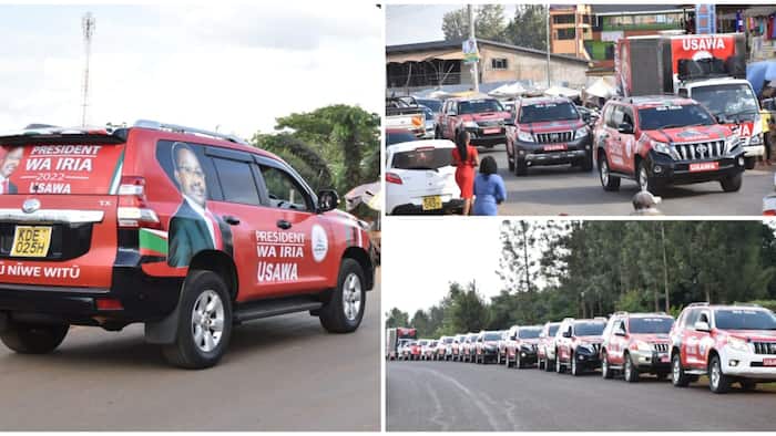 Mwangi Wa Iria Unveils High End Car Fleet for Presidential Campaign: "Road to State House Begins"
