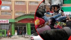 Ongata Rongai: Police Lock Rogue Protesters Inside Supermarket after They Stormed to Loot