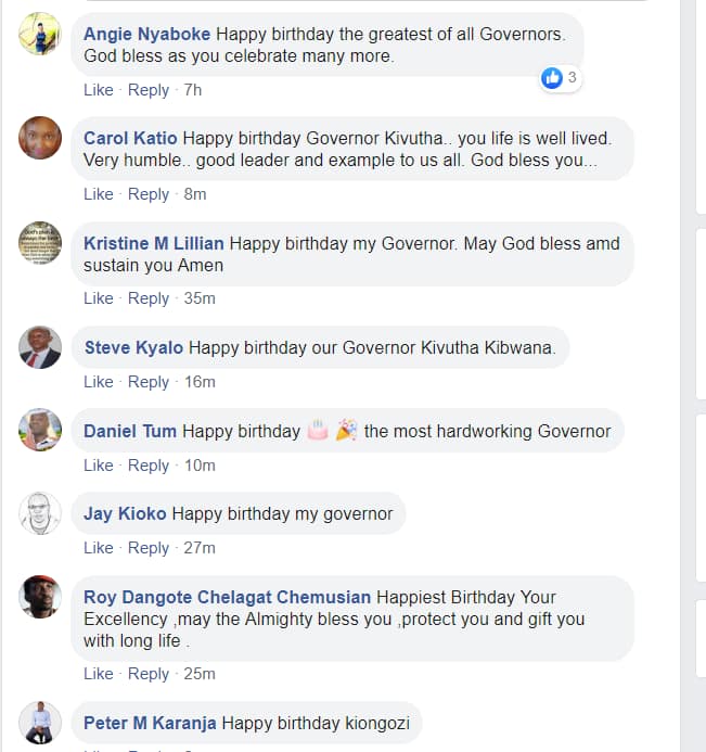 Kenyans express love, admiration for Governor Kivutha Kibwana as he turns 65