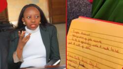 Kenyans Criticise Charlene Ruto’s Handwriting after Displaying Her Notes: “See Me”