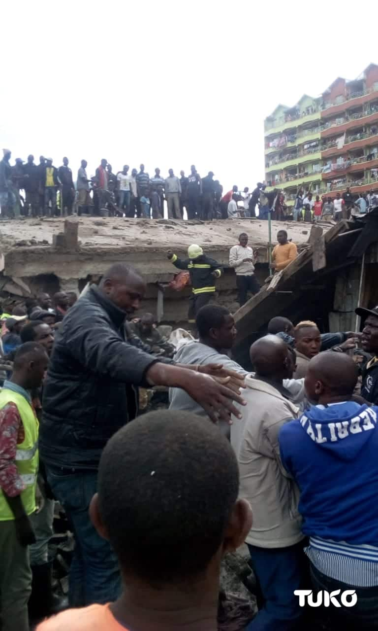 Several feared trapped after 6-storey building collapses in Tassia