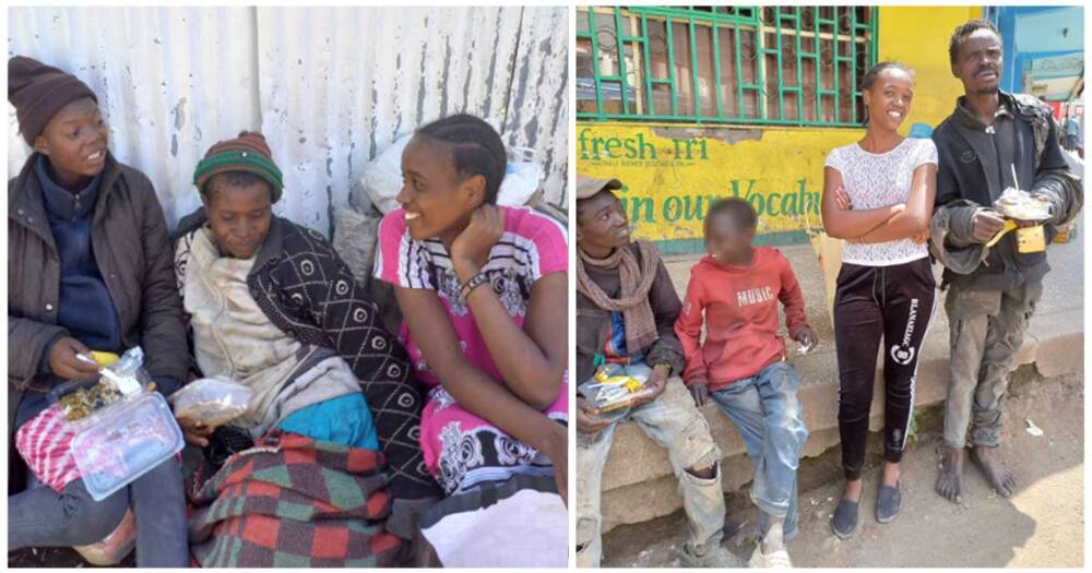 Naomi Wanjiru giving back to the homeless.