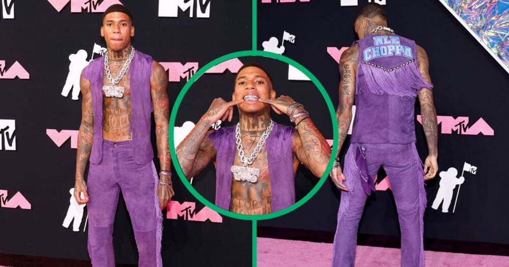 NLE Choppa attends the 2023 MTV Video Music Awards at Prudential Centre on September 12, 2023, in Newark, New Jersey.