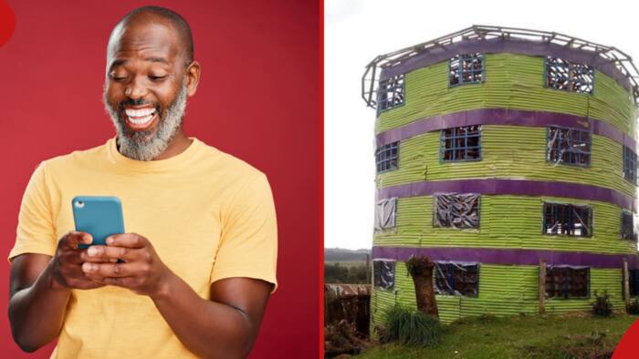Nyahururu: Kenyans Amused by 4-Storey Cylindrical Building Made from Wood, Mabati