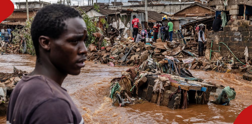 Mathare slums. Met department warns of more rains in Nairobi.