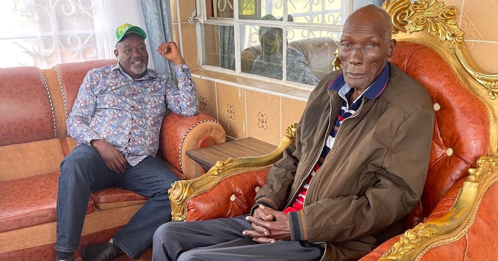 Mzee Jackson Kibor is the convener of the annual "Men's Conference" on Valentine's Day.