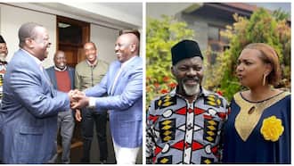 Uhuru Kenyatta's Cousin Kung'u Muigai Spotted at William Ruto's Residence Ahead of Presidential Results