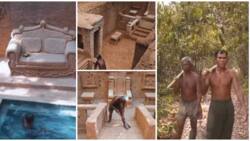 4 Men Build Mansion Using Mud, Video of House Wows Many