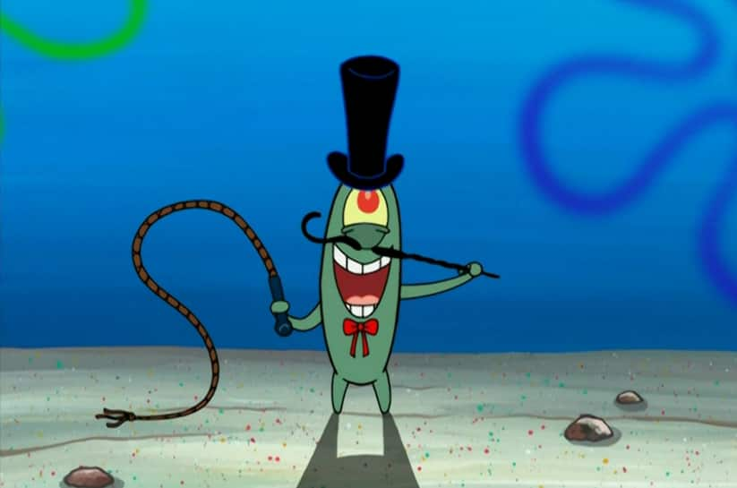 plankton spongebob evil