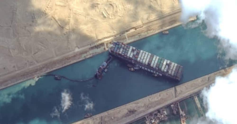 Egypt Seizes Giant Ship that Blocked Suez Canal, Demands KSh 96b in Compensation