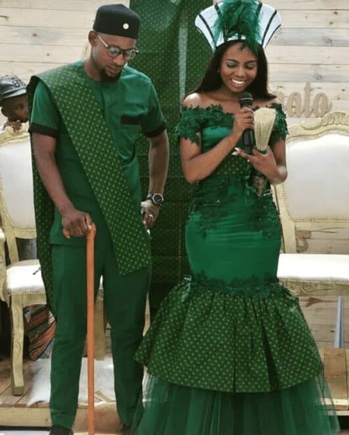 Green Shweshwe Dresses | African traditional dresses, South african traditional  dresses, African design dresses
