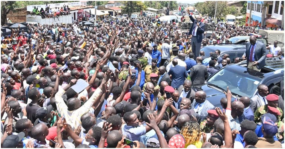 Maanzo Asema Ziara ya Rais Ruto Homa Bay Ilinuia Kumbeza Raila