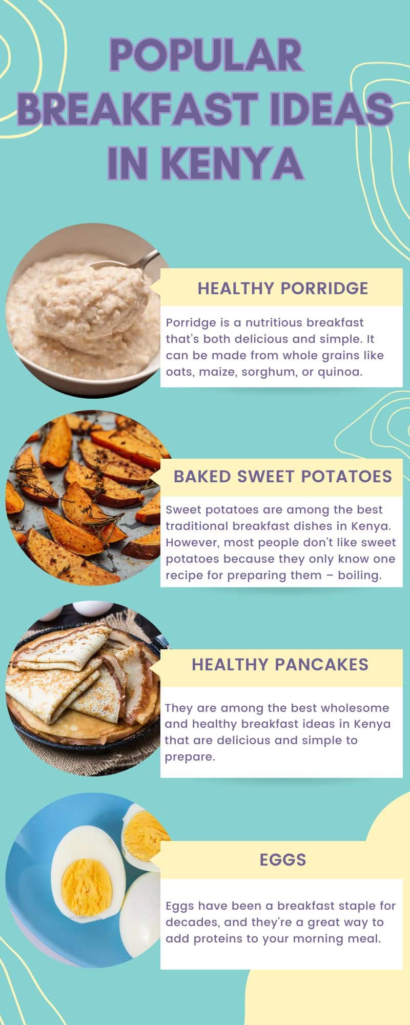 Popular breakfast ideas in Kenya