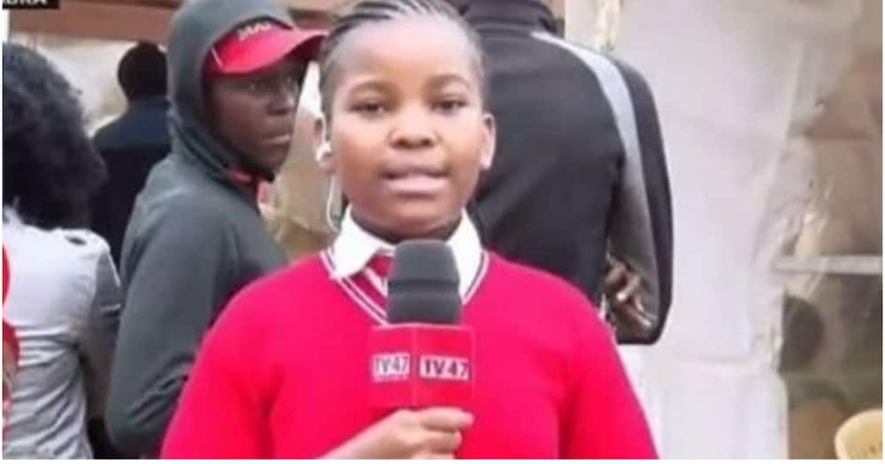 Nairobi: Grade 6 pupil warms hearts with flawless reporting on Kibra by-election