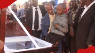Kelvin Kiptum’s Dad Holds Marathoner’s Son to View His Body in Heartbreaking Photo