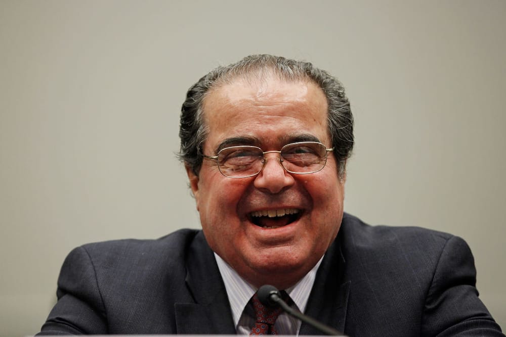 Antonin Scalia testifies before the House Judiciary Committee's Commercial