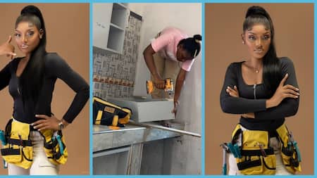 Meet Lady Carpenter Turning Heads With Her Craft, Turned Woodwork into Business After Graduation
