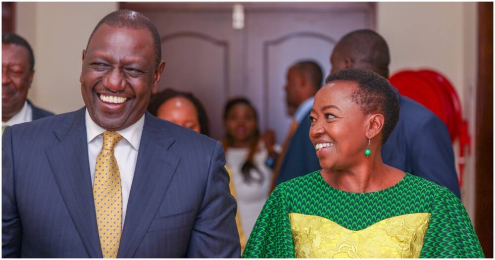 President William Ruto and First Lady Rachel. Photo: UDA.