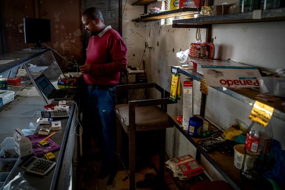Shopkeeper Thando Keswa said he had had to shut down his takeaway business as he could no longer afford to use a generator to provide power