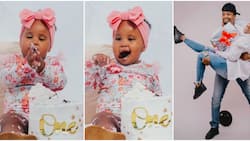 Grace Ekirapa, Pascal Tokodi's Baby Jasmine Celebrates 1st Birthday with Sweet Cake Smash: "Cutie"
