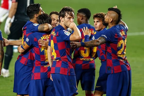 Barcelona vs Athletic Bilbao: Rakitic scores as La Blaugrana win by 1-0