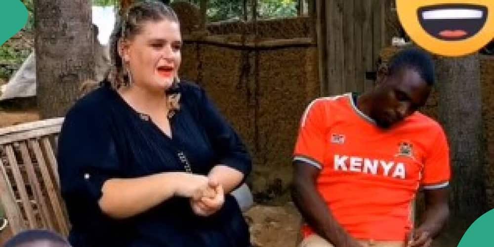 After quitting her job and selling her belongings in America, a Mzungu woman weds a man in the village.