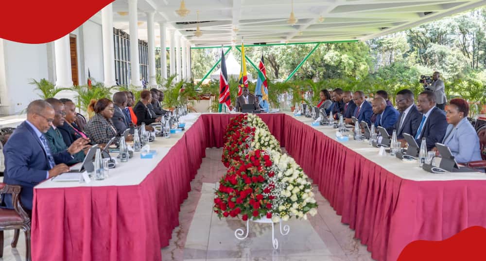 Cabinet meeting at State House