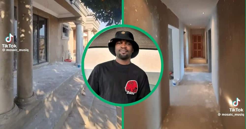 A man showed off his big house in Limpopo on TikTok