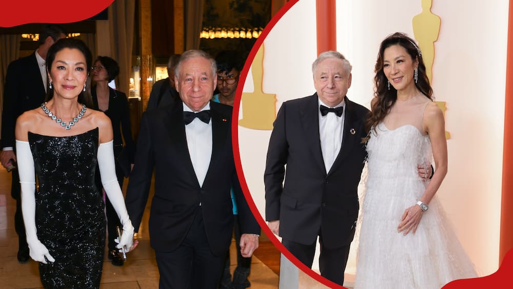Michelle Yeoh's husband Jean Todt and wife are seen at two separate events