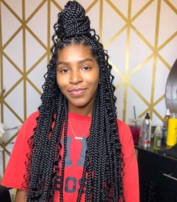 Best Bohemian Box Braids Hairstyle Ideas