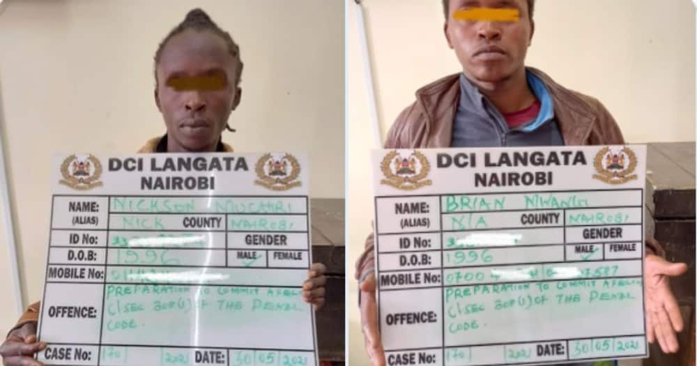 Langata: Washukiwa 3 wa Uhalifu Waliokuwa Wamejihami Kushambulia Madereva Wanaswa