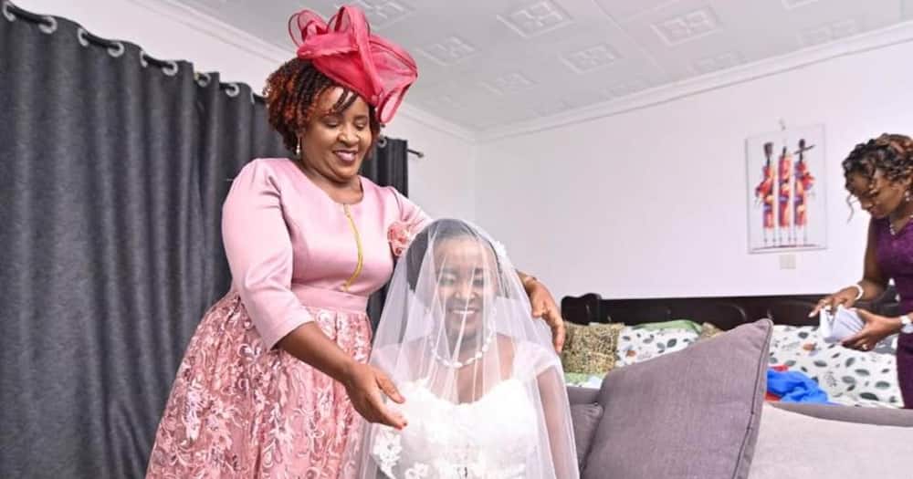 10 beautiful photos from Ferdinand , Caroline Njeri's colourful church wedding