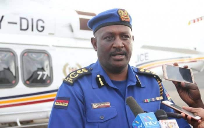 Inspector-General of Police Hillary Mutyambai. Photo: Kenya Police Service.