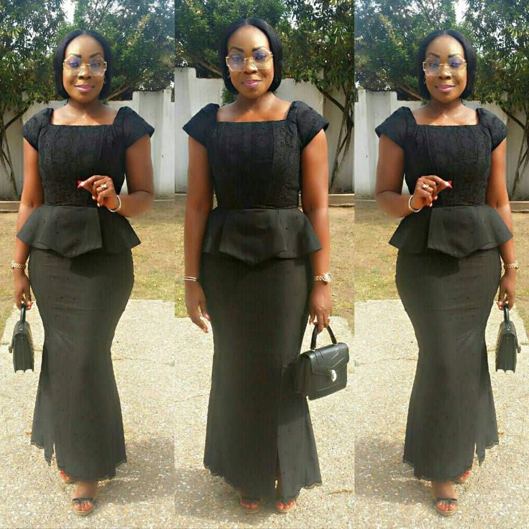 lace kaba and slit styles