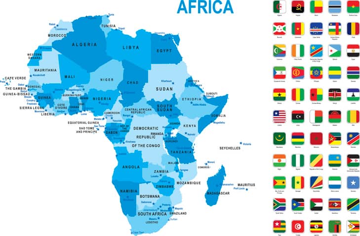 List of all English-speaking countries in Africa updated