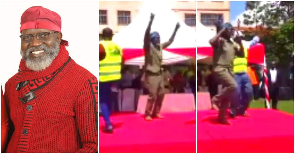 George Wajackoyah: Video of Aspiring President Pulling Rastafarian Moves on Stage Delights Kenyans