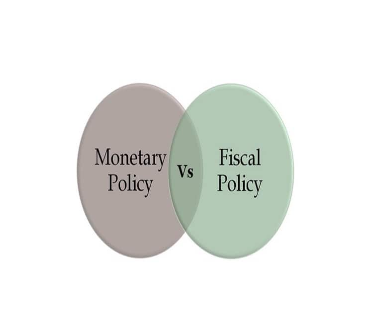 Difference between fiscal and monetary policy